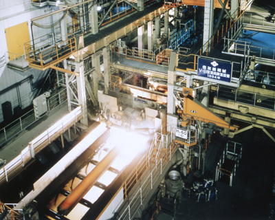 鉄鋼メーカー 連続鋳造設備