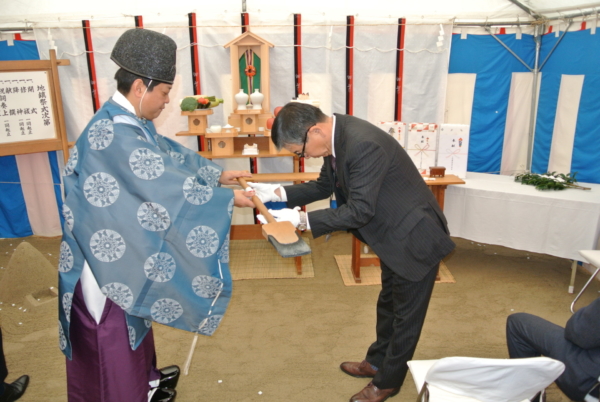 佃検査棟地鎮祭